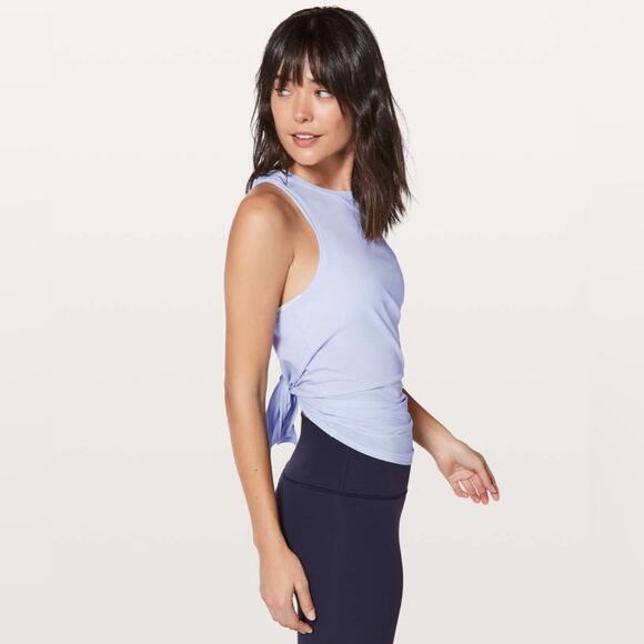 lululemon athletica Tops - Lululemon Athletica All Tied Up Tank‎ in Serene Blue.